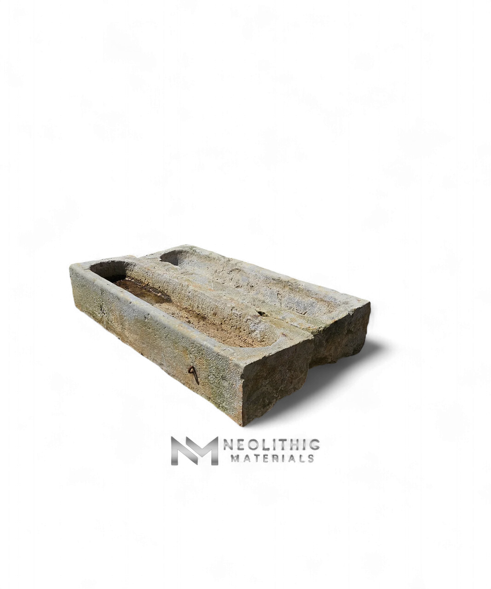 French Antique 19th Century Limestone Trough - Image 3